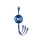 Kabel USAMS Kabel 3w1 1m niebieski/blue(lightning/microUSB/USB-C